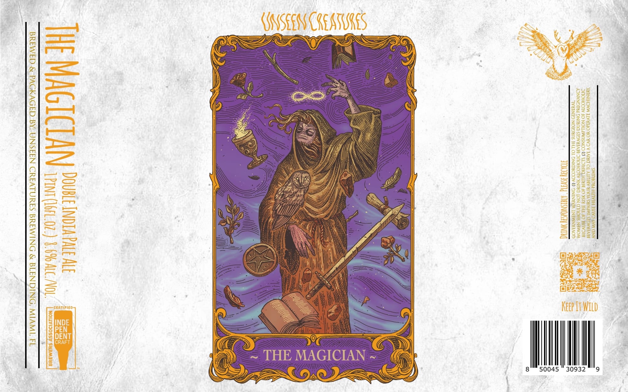 The Magician by Unseen Creatures Brewing & Blending - beer label
