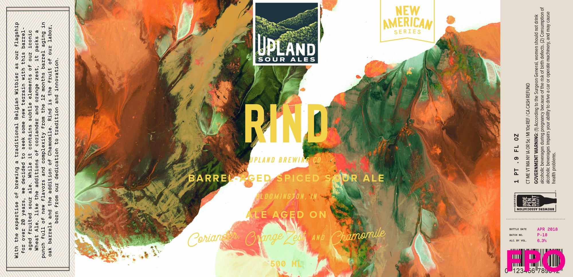 Rind by Upland Brewing Co. - beer label