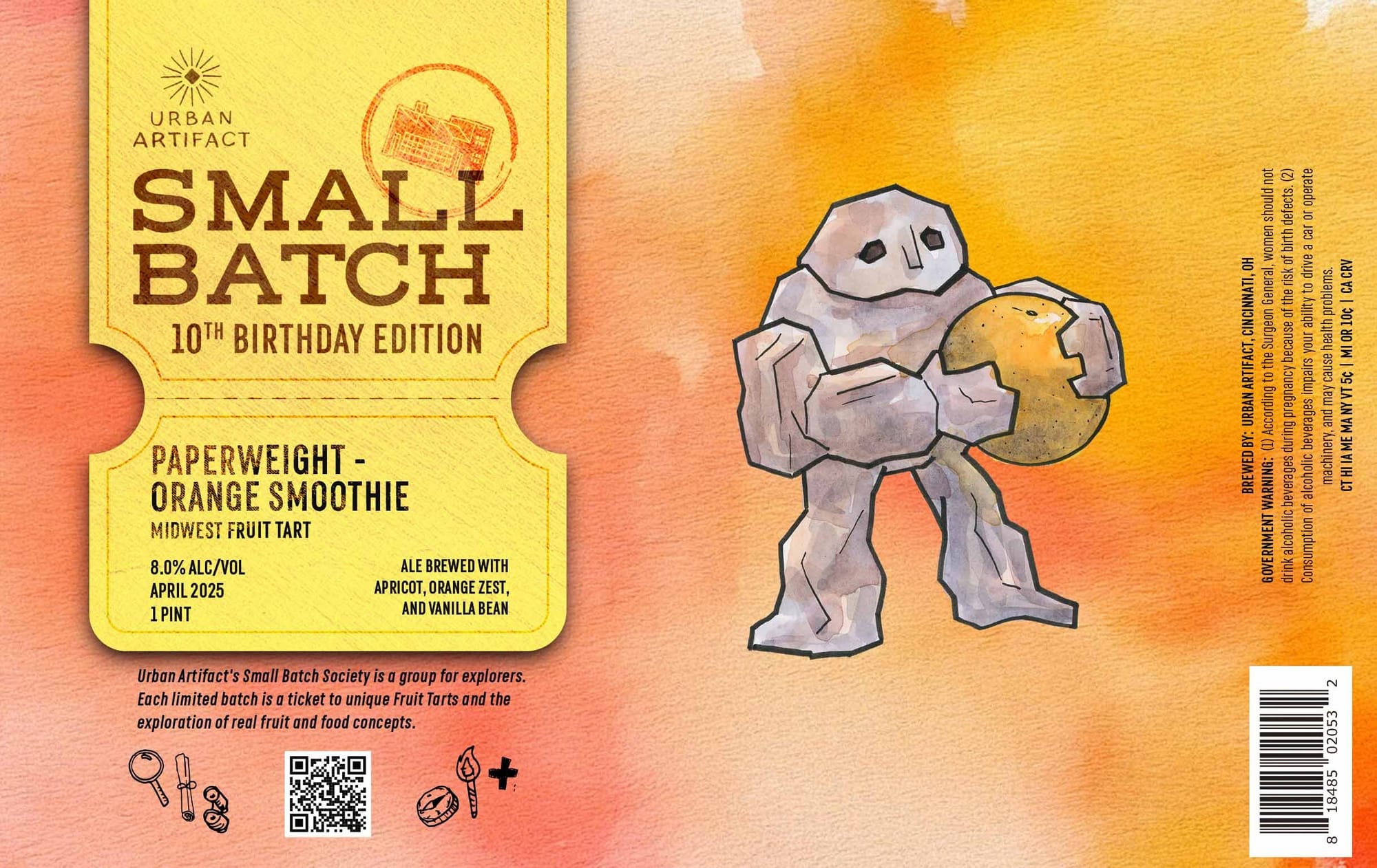 Paperweight by Urban Artifact - beer label