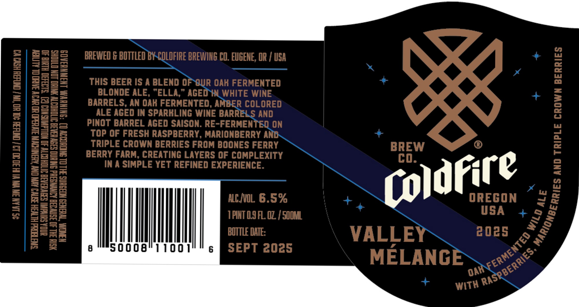 Valley Mélange by Collafire Brewing Co. - beer label