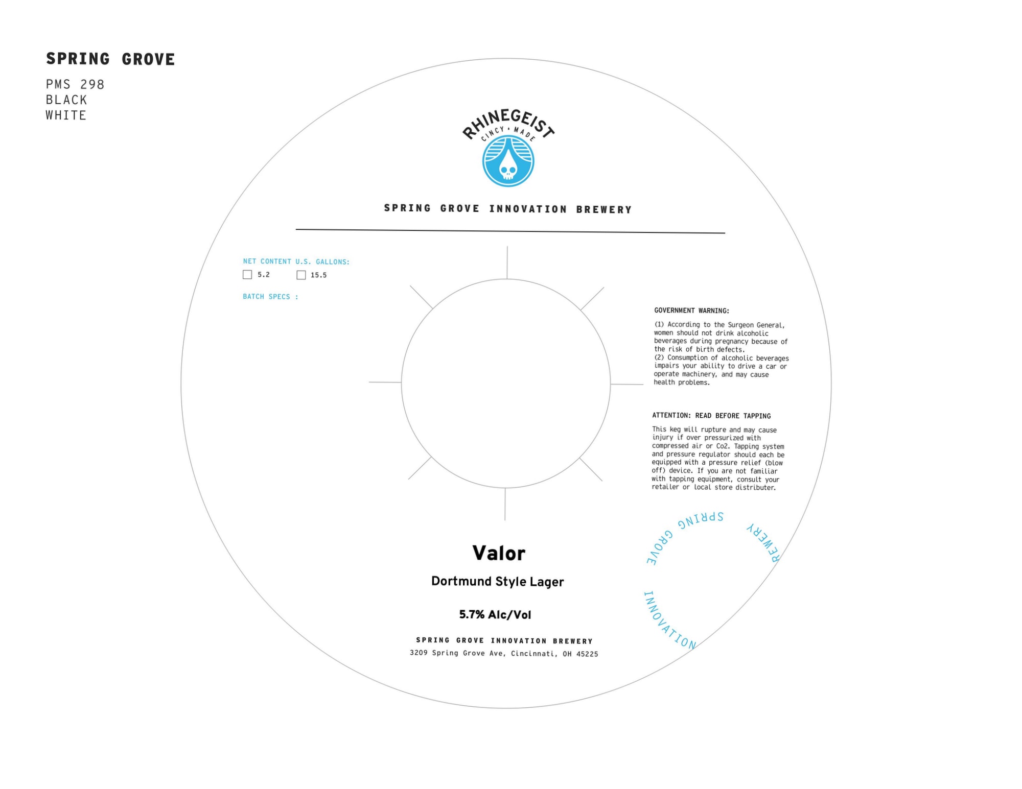 Valor by Rhinegeist Brewery - beer label