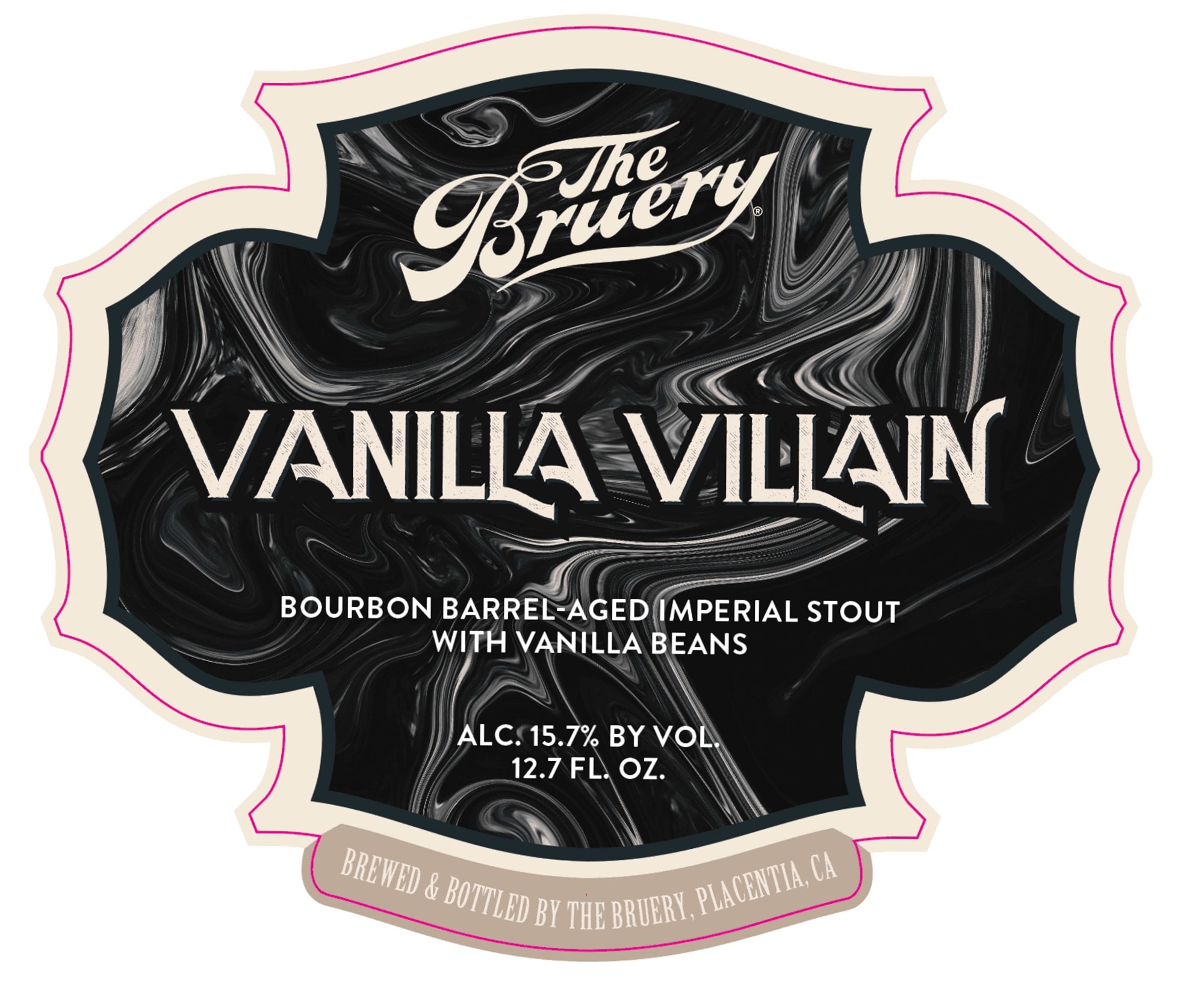 Vanilla Villain by The Bruery - beer label