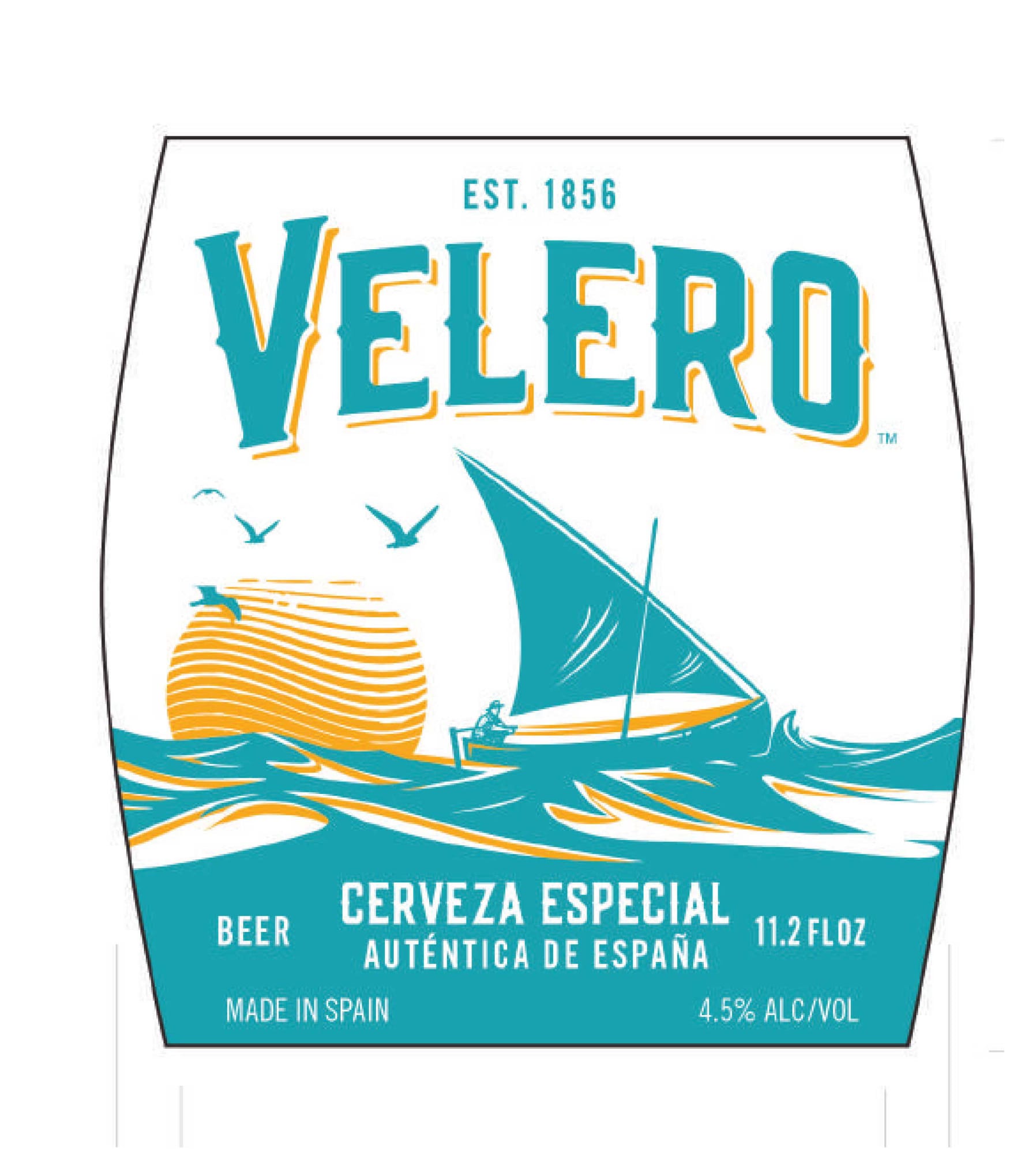 Velero by Estrella Galicia - beer label