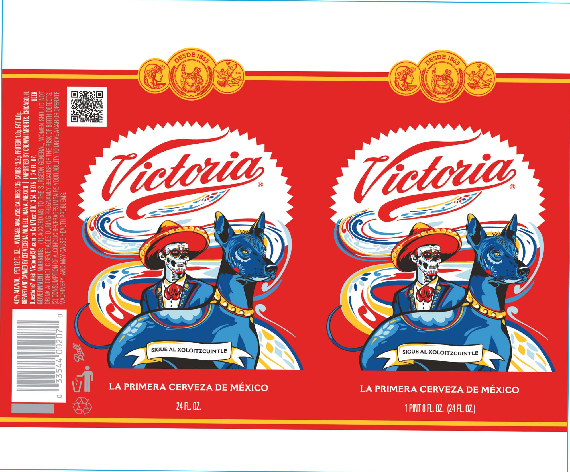 Victoria by Grupo Modelo - beer label