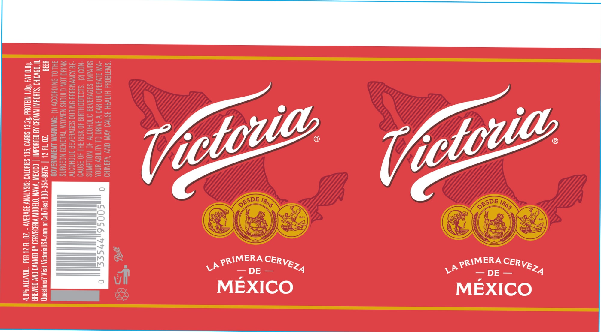 Victoria by Grupo Modelo - beer label