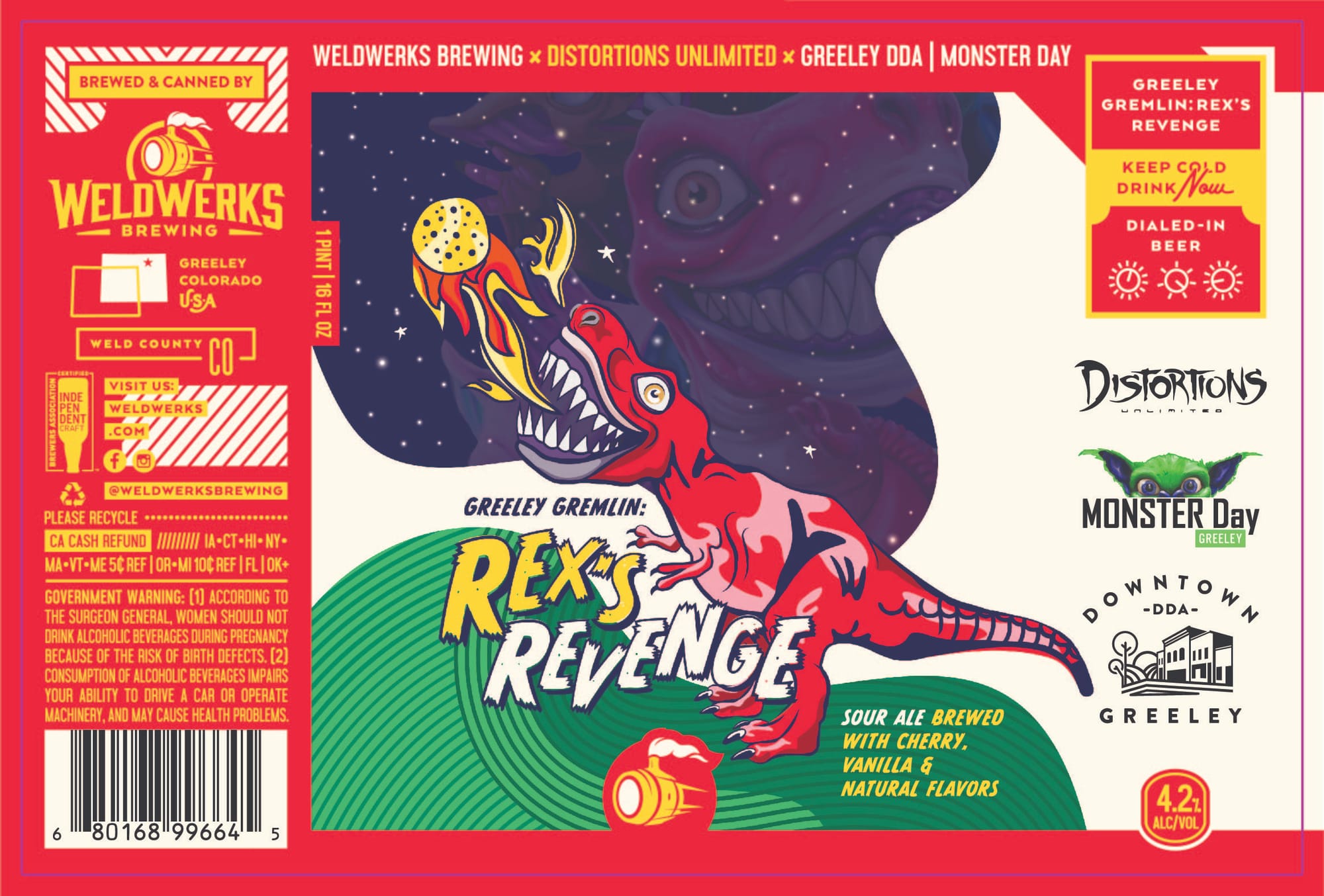 Rex’s Revenge by Weldwerks Brewing - beer label