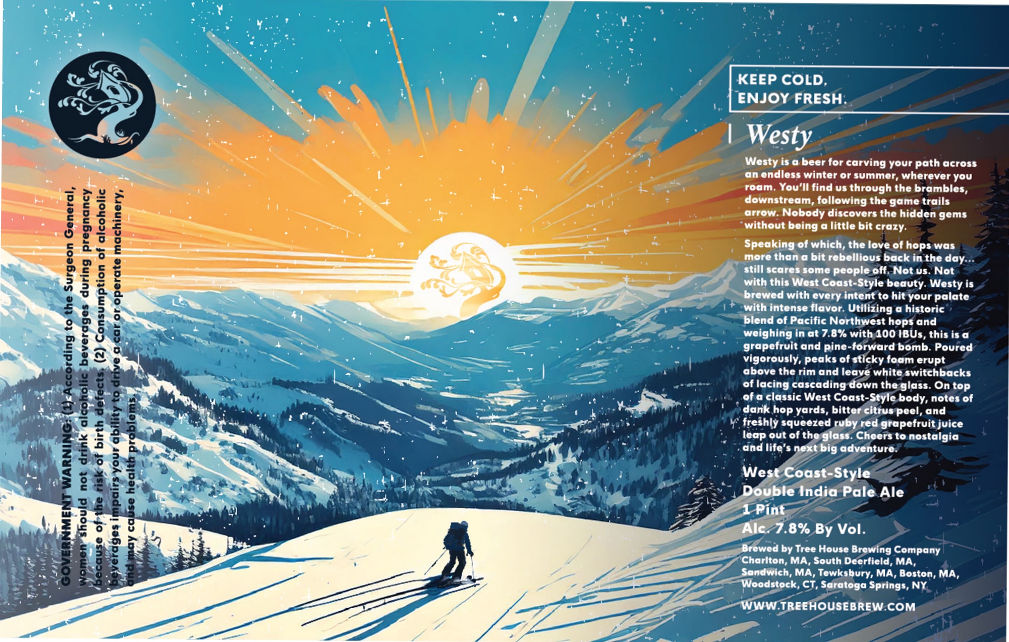Westy by Tree House Brewing Company - beer label