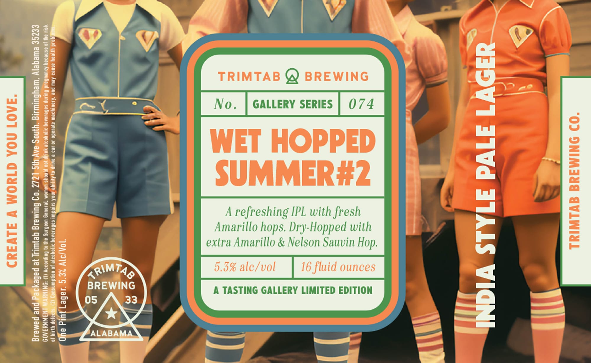 Wet Hopped Summer #2 by Trimtab Brewing - beer label