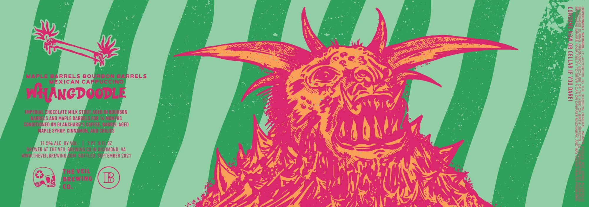 Whangdoodle by The Veil Brewing Co. - beer label