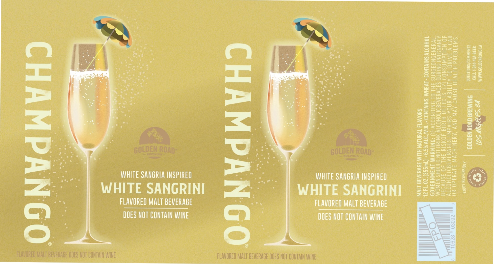 White Sangria Inspired by Golden Road Brewing - beer label