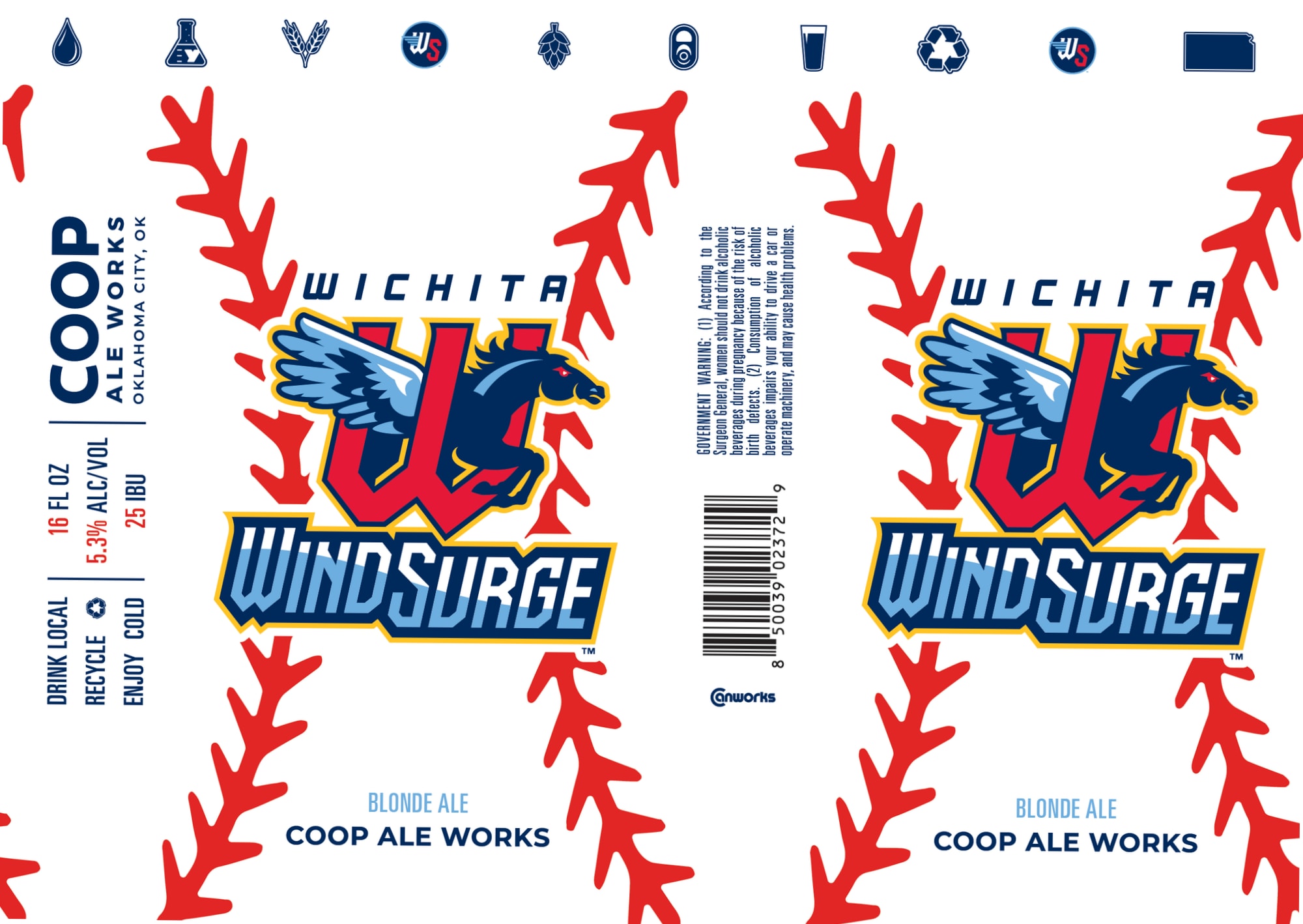 Wichita Windsurge by Coop Ale Works - beer label