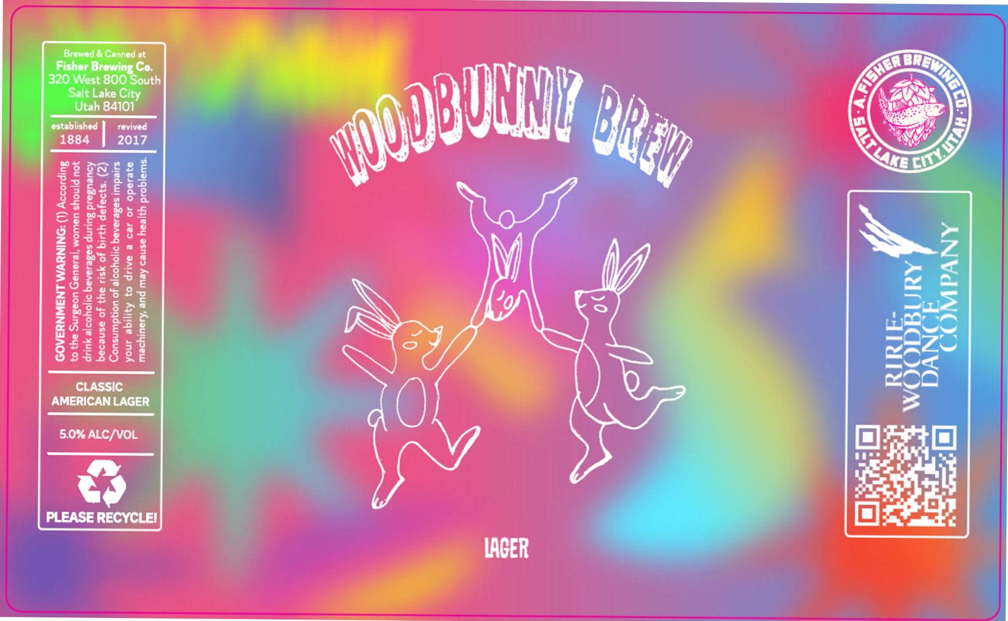 Woodbury Brew by Fisher Brewing Company - beer label