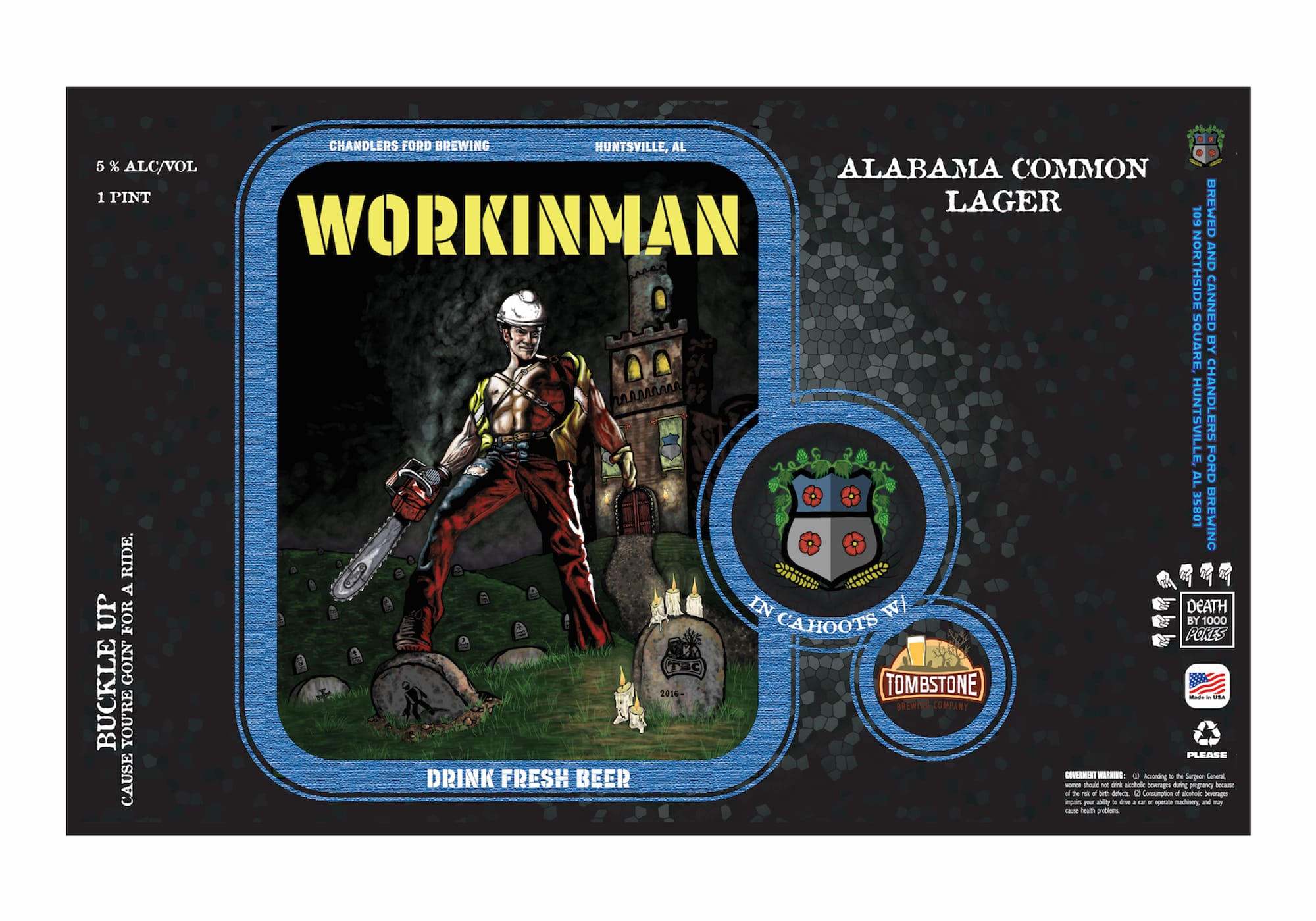 Workman by Chandlers Ford Brewing - beer label