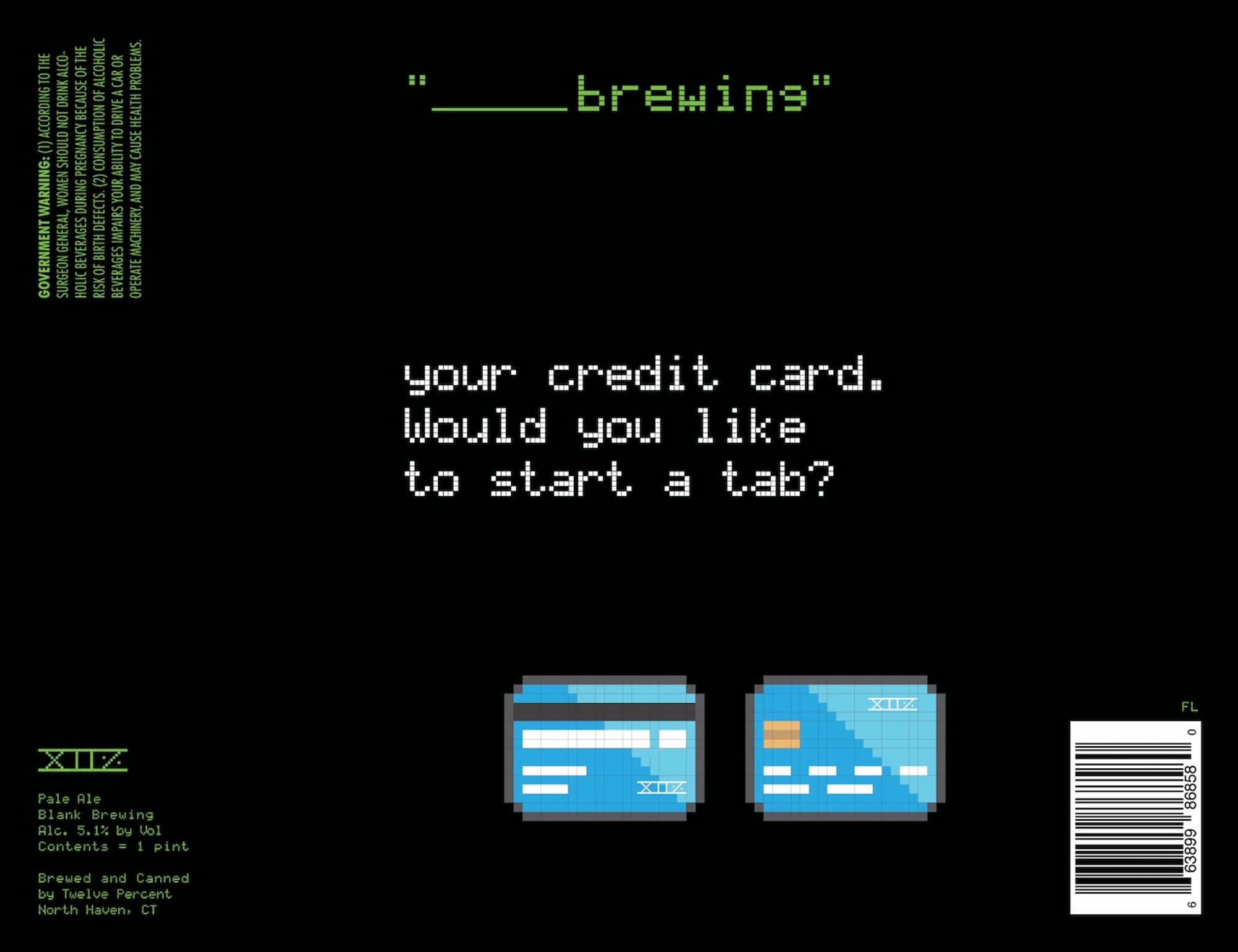 XlXiZ by Blank Brewing - beer label