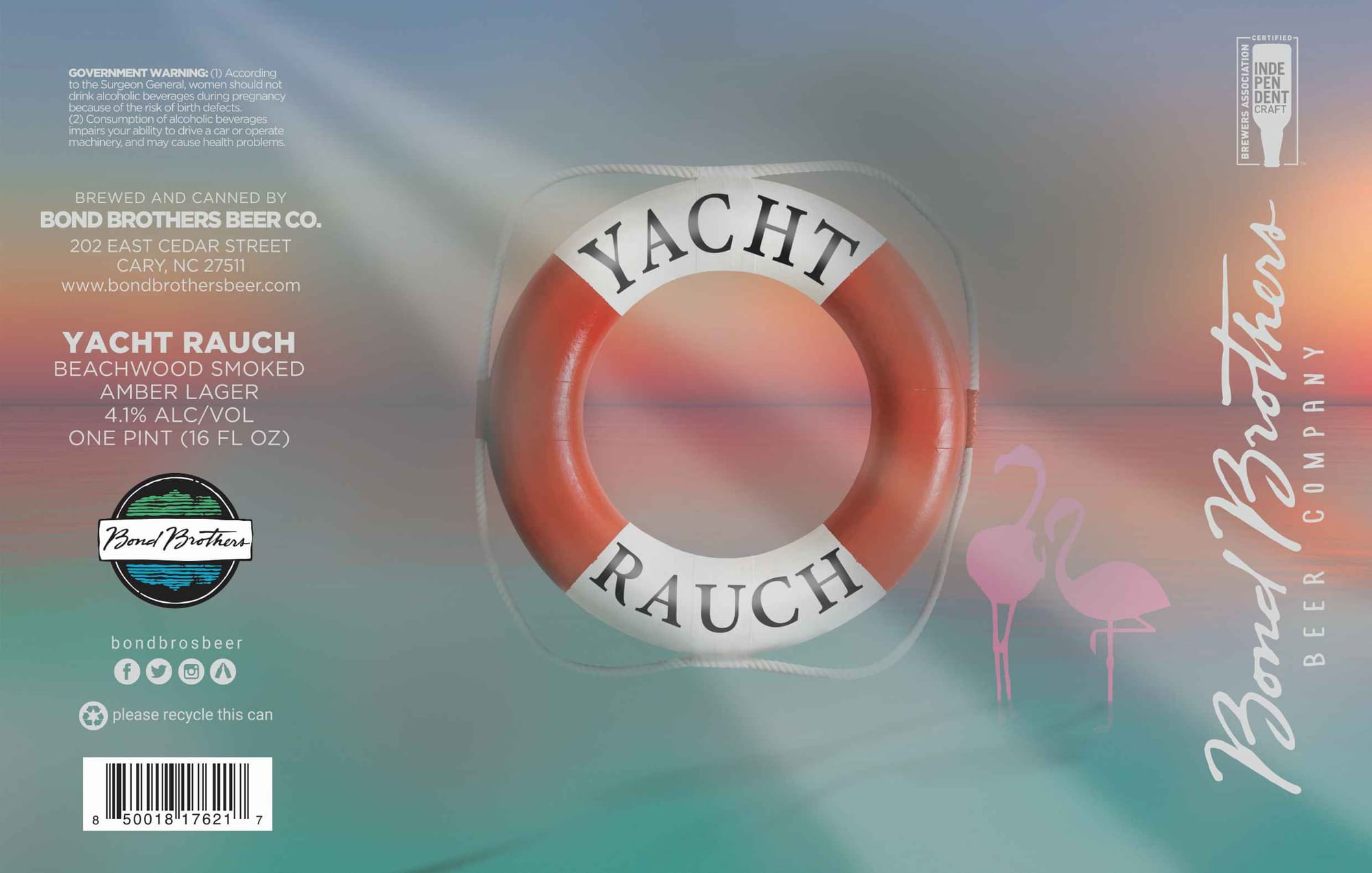 Yacht Rauch by Bond Brothers Beer Co. - beer label