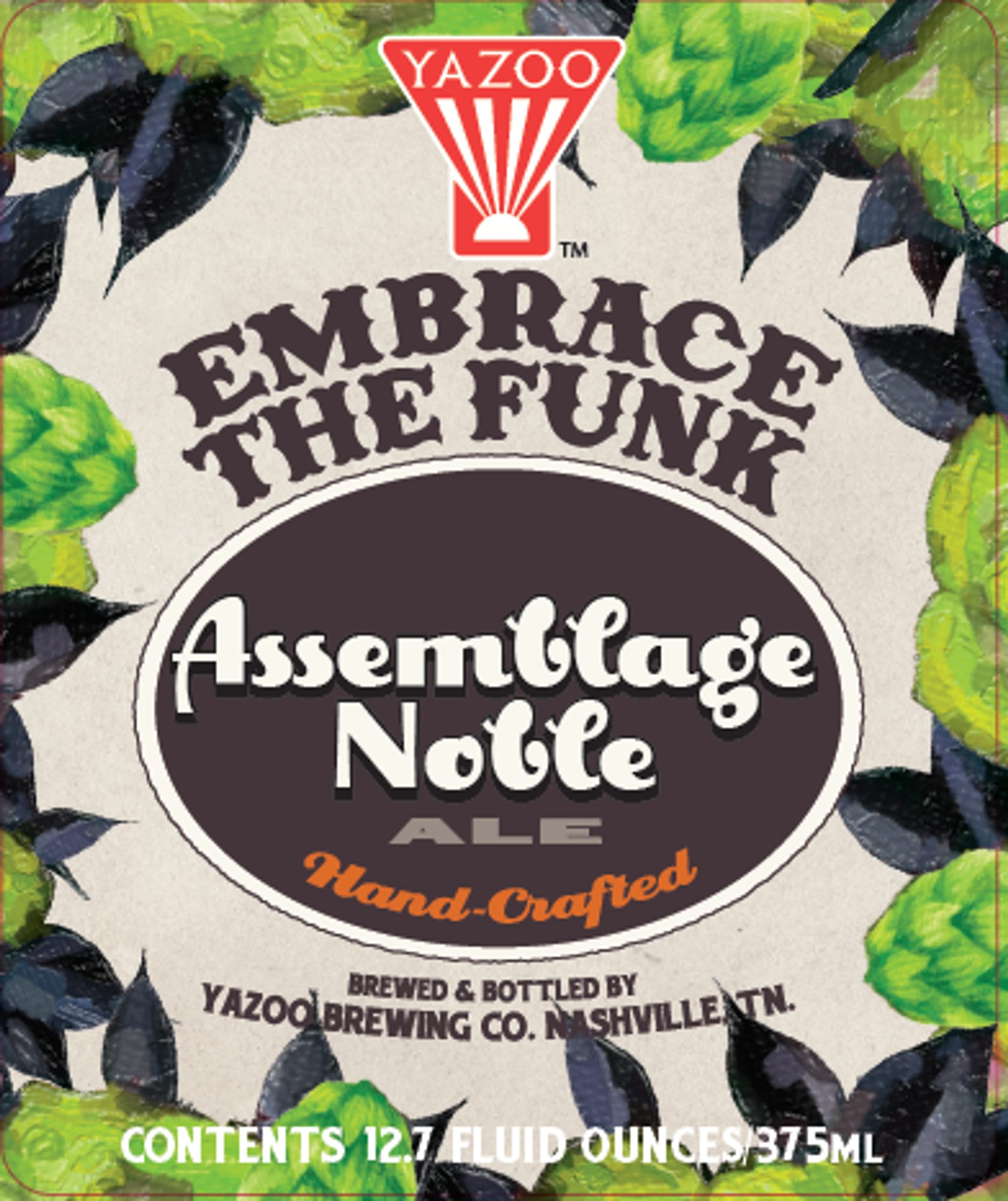 Embrace the Funk Assemblage Noble Ale by Yazoo Brewing Co. - beer label