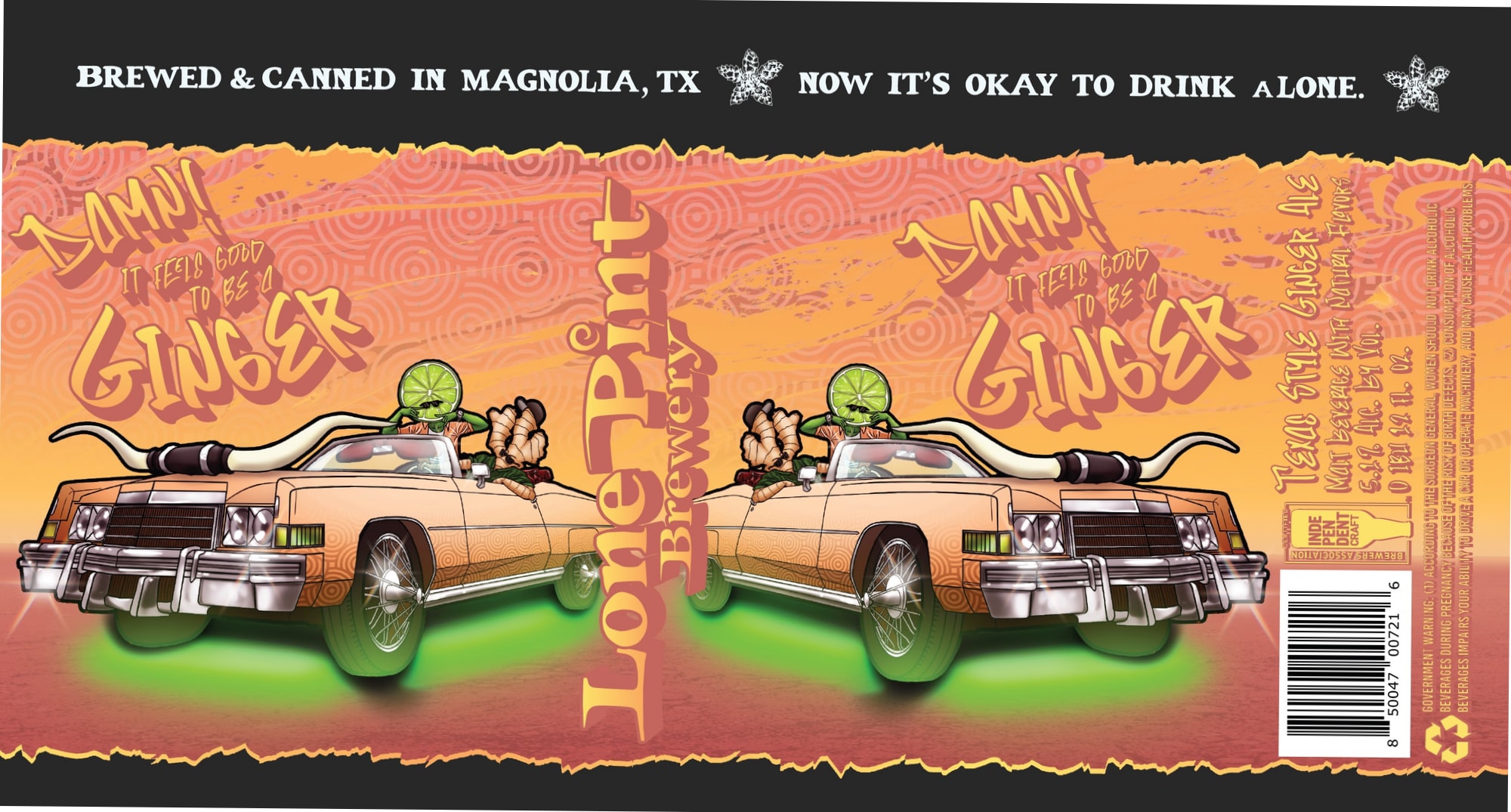 Yellowhammer by Lone Pint Brewery - beer label
