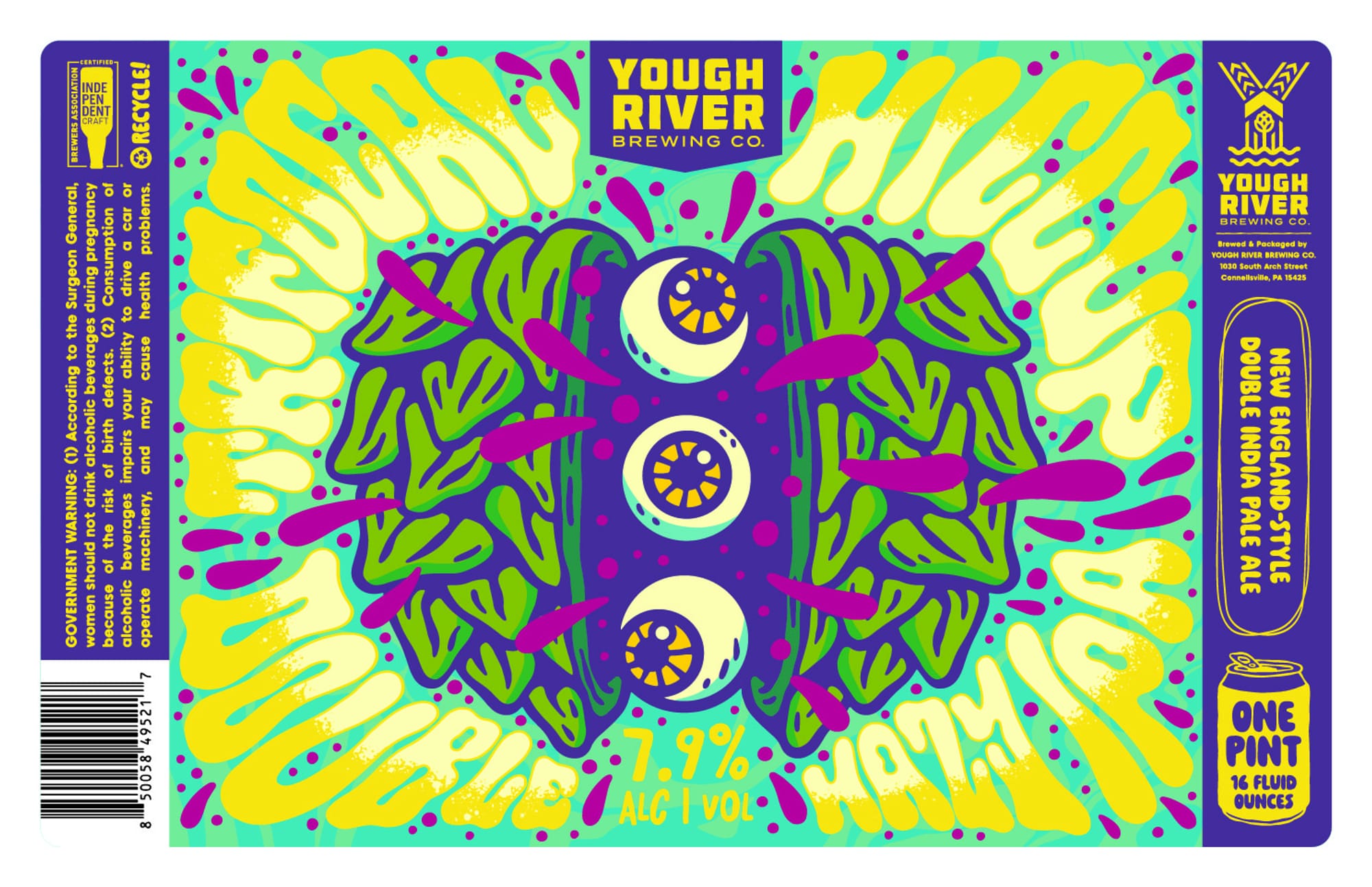 One Pint by Yough River Brewing Co. - beer label