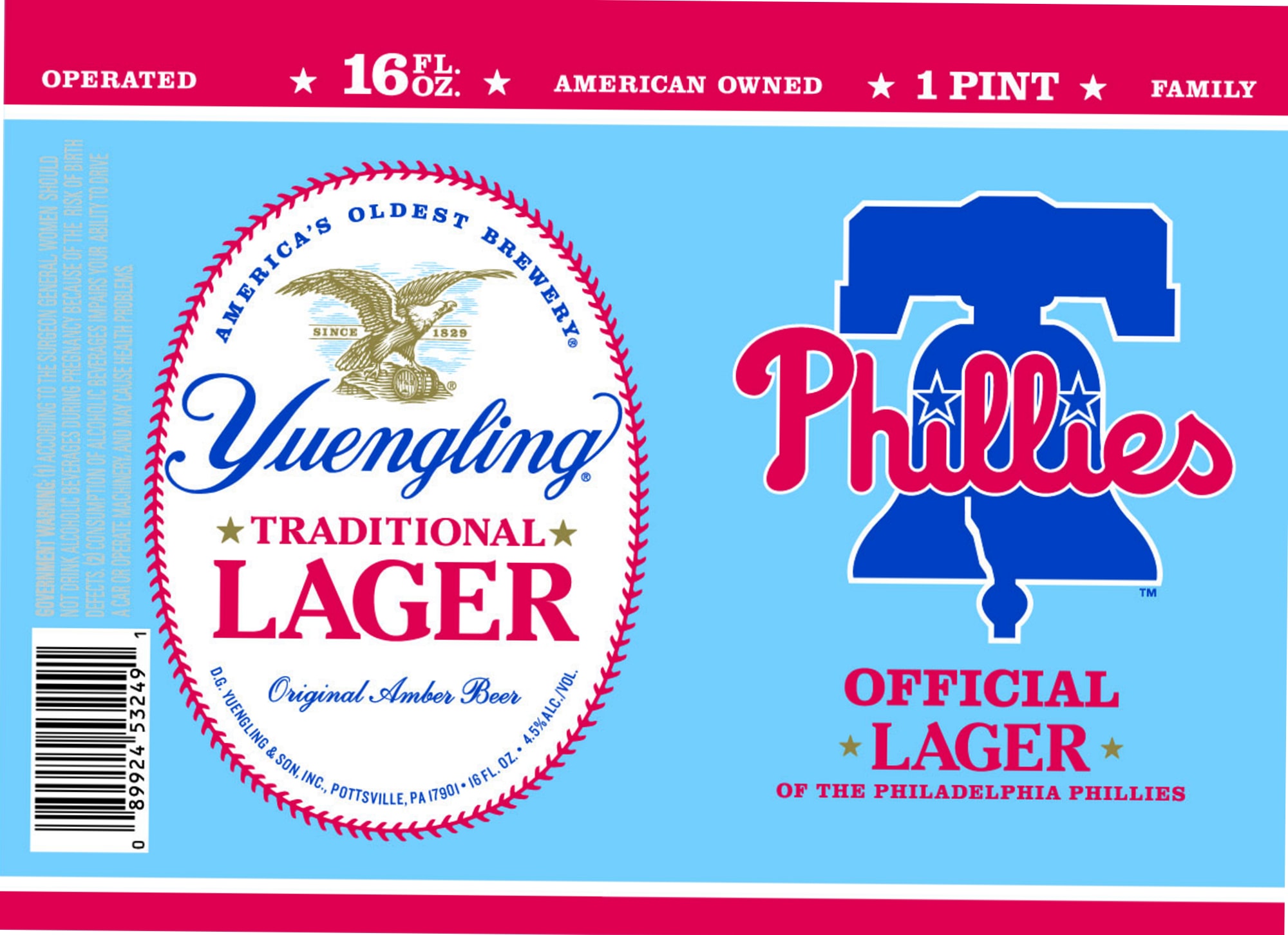 Yuengling Traditional Lager by D.G. Yuengling & Son - beer label