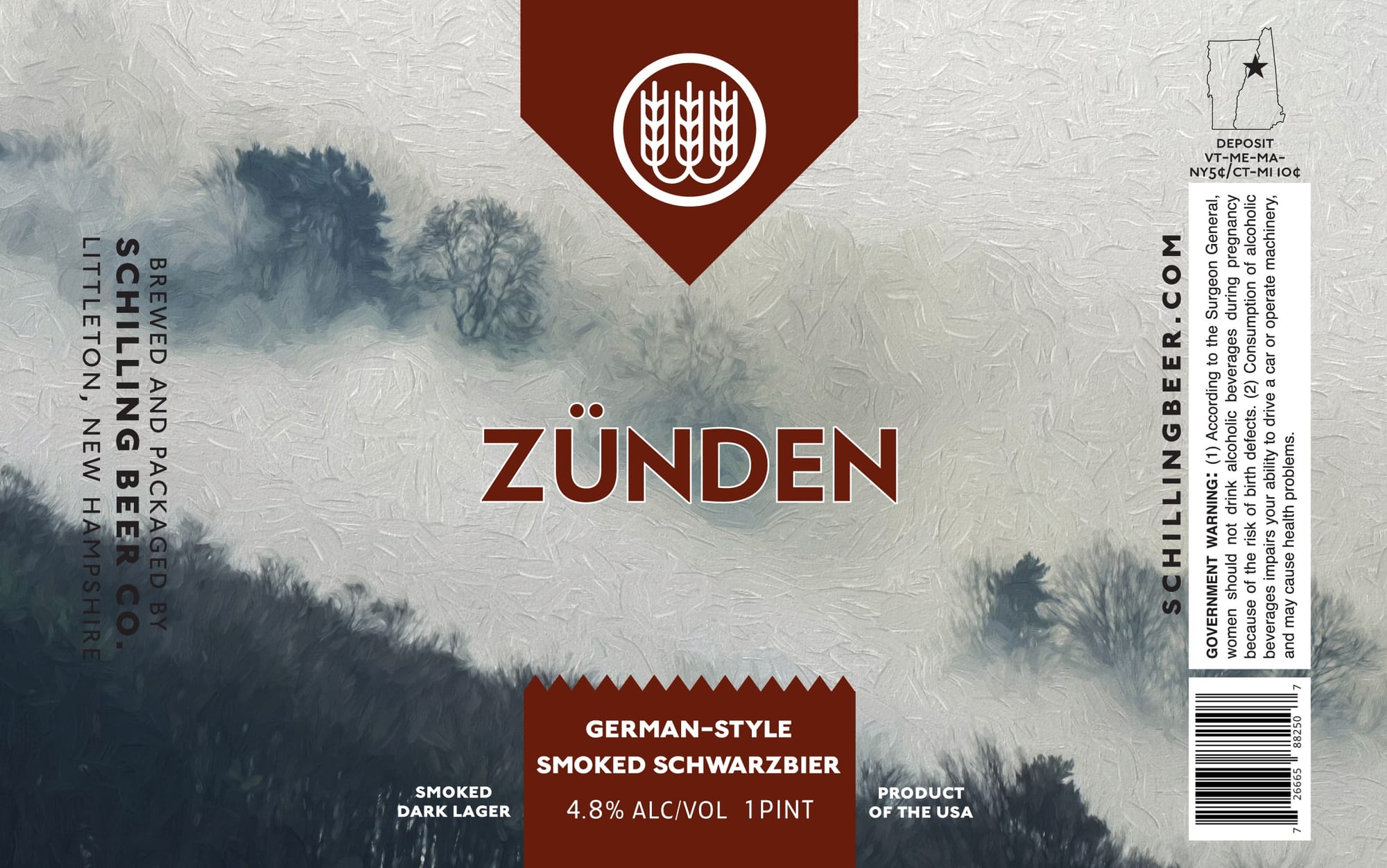 Zünden by Schilling Beer Co. - beer label